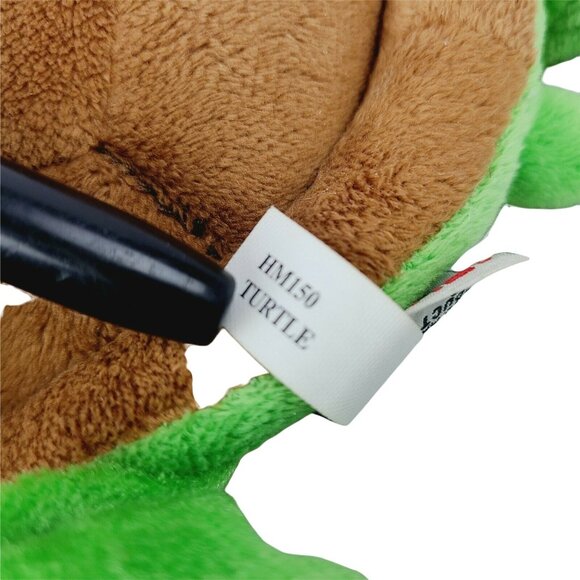Ganz Webkinz Turtle 9 inch Plush Green Brown Stuffed Animal Toy HM150 No Code - Picture 9 of 10